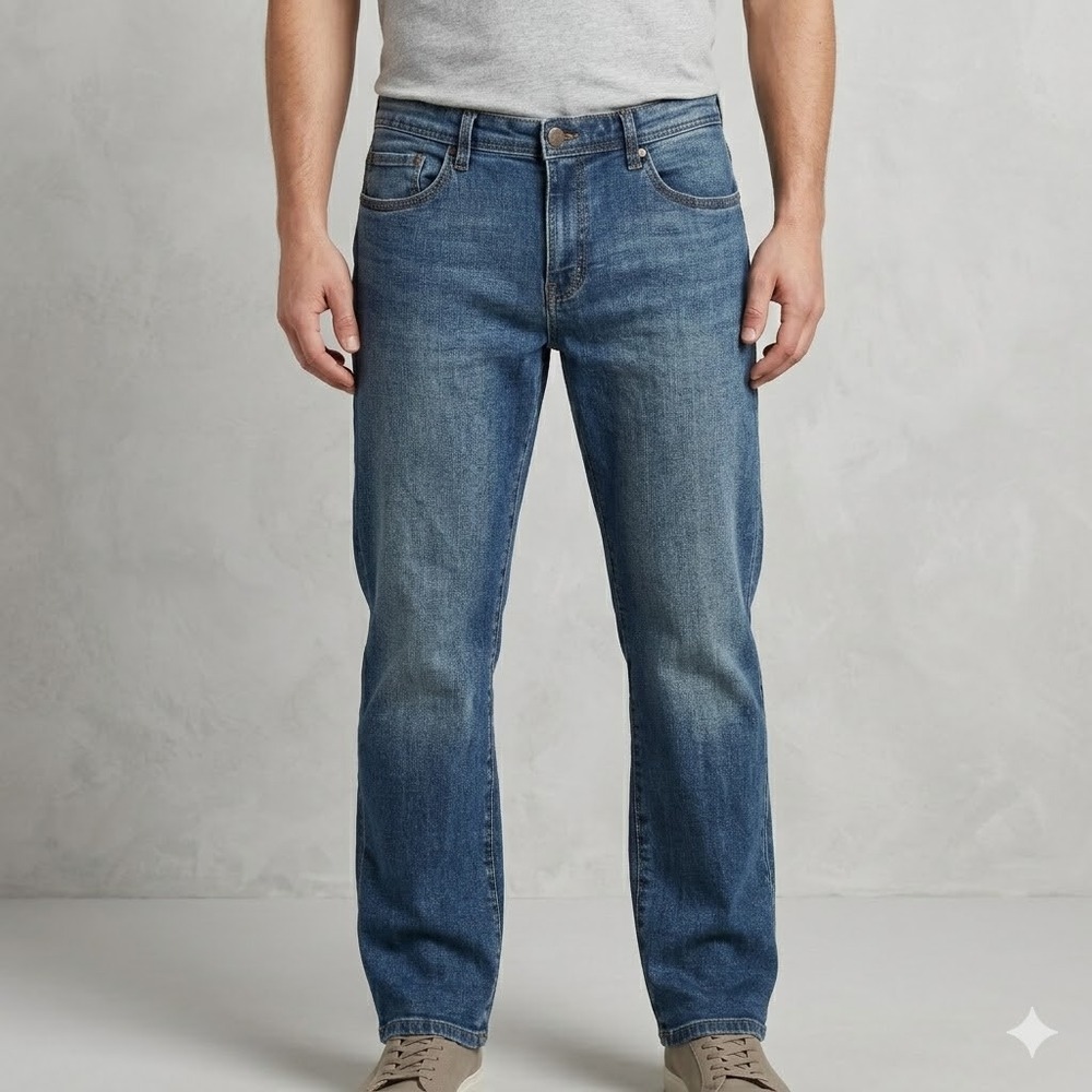 English Laundry Harrow Straight Fit Jeans 36x29 Medium Wash